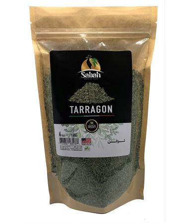 Sabah Dried Tarragon Leaves, Natural, Premium Quality, ( Estragon) - 6 Oz