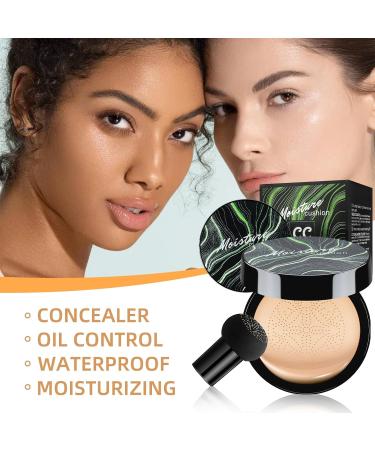 Mushroom Head CC Cream - BB Cream Foundation for All Skin Types | Long-Lasting Moisturizing Concealer | Full Coverage for Mature Skin (Nude) - International Shipping Available - Buy Online on GoSupps.com