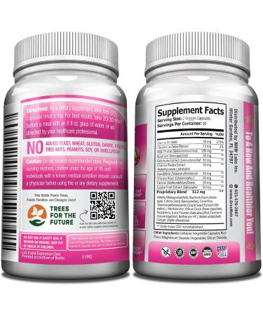 GreeNatr Liver Cleanse Detox & Repair Formula Milk Thistle Berberine Ginger Beet Root Dandelion Root Artichoke Extract and Chanca Piedra for Optimal Liver Health Support (6 Bottles) 60 Count (Pack of 6) - Buy Online on GoSupps.com