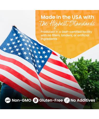 HONEYBEEZONE-Raw Bee Pollen Granules 5.2 oz 100% Natural Superfood Rich in Vitamins Minerals & Amino Acids Supports Energy Immunity & Digestive Health - Buy Online on GoSupps.com