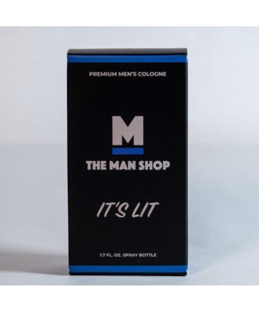 IT'S LIT MEN'S COLOGNE- THE MAN SHOP BOLD SCENT- AMBER COOLWATER GERANIUM AND CEDAR - Buy Online on GoSupps.com
