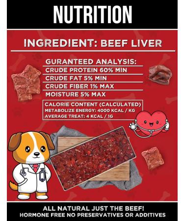 Berta Bites Freeze Dried Grass Fed Angus Beef Liver Bites - Buy Online on GoSupps.com