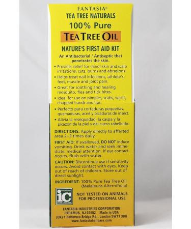 Fantasia Tea Tree 100% Pure Oil 1 Ounce - Buy Online on GoSupps.com