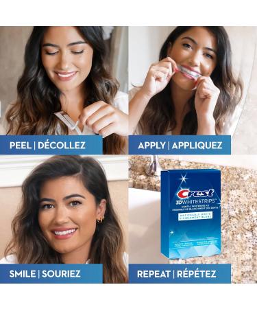 Crest 3D Whitestrips Noticeably White At-Home Teeth Whitening Kit 10 Treatments Visibly Whitens Teeth in just days - Buy Online on GoSupps.com