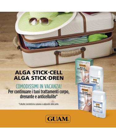 Anti-Cellulite Stick with Intense Hot-Cold Action Targeted Drainage Legs Stomach Buttocks Arms - GUAM Algae Stick - Easy Practical Application - Natural Ingredients - Made in Italy - 75ml - Buy Online on GoSupps.com