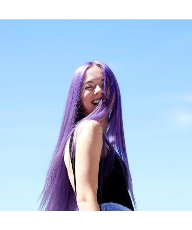 Overtone Pastel Purple Color Depositing Conditioner - 8 oz Semi-permanent Hair Color with Shea Butter & Coconut Oil - Cruelty-Free Temporary Hair Color - Buy Online on GoSupps.com
