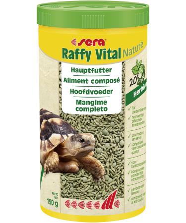 Sera Raffy Vital 1834 - Tasty herbal variety for herbivorous reptiles 1 l (1 pack) - Buy Online on GoSupps.com