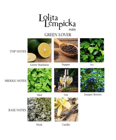Lolita Lempicka Green Lover Eau De Toilette Spray for Men - Fresh Masculine Scent w/Notes of Gin Juniper & Peppermint - Ideal for Daily Wear and Special Events 3.4 Fl Oz (Pack of 1) - Buy Online on GoSupps.com