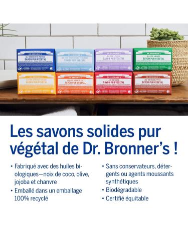  Dr. Bronner's Dr. Bronner's Almond Soap Bar 140g - Buy Online on GoSupps.com