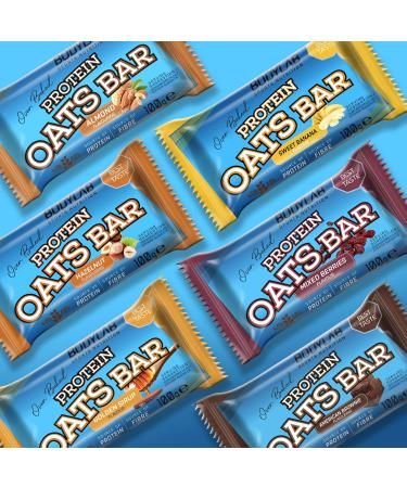 Buy BODYLAB24 Protein Oats Bar - Mixed Fruits (12 x 100g) | 50g Carbs & 15g Protein | Perfect Energy Bar for Pre/Post Workout Energy - Buy Online on GoSupps.com