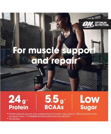 Optimum Nutrition Gold Standard 100% Whey Protein Powder - Vanilla Ice Cream Flavor 450g | Muscle Building & Recovery | 15 Servings - Buy Online on GoSupps.com