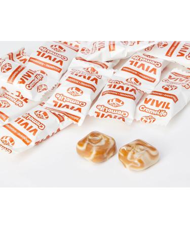 Simpkins Vivil Sugar Free Caramel and Cream CremeLife Flavour Sweet 60g - Buy Online on GoSupps.com