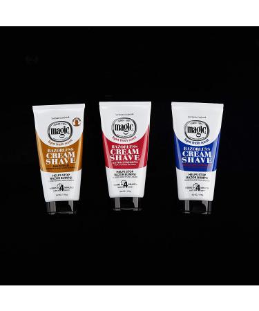 SoftSheen-Carson Magic Razorless Shaving Cream for Men - 6 oz Hair Removal Depilatory Cream - Regular Strength, Works in 4 Minutes - No Razor Needed - Buy Online on GoSupps.com