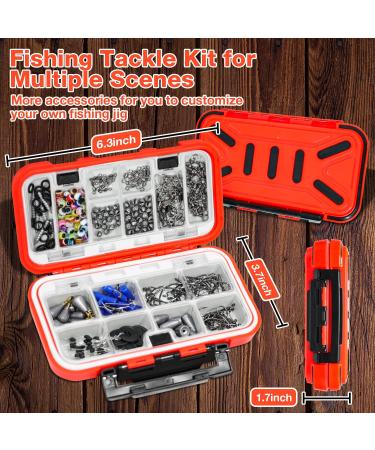 GOANDO 238 Pcs Fishing Lures Tackle Box - Bass Trout Salmon Attractants & Accessories for Spoon Lures, Soft Plastic Worms, Crankbait Jigs & Hooks - Buy Online on GoSupps.com