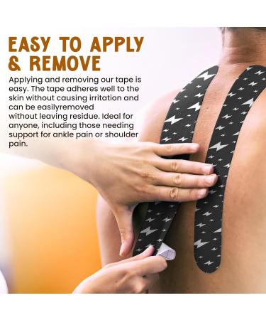 Prairie Horse Supply Kinesiology Tape - Enhanced Support Breathable Moisture-Resistant Latex-Free - 2x16.4ft for Athletes & Fitness Enthusiasts - Buy Online on GoSupps.com