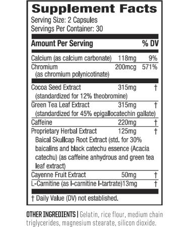 Twinlab Ripped Fuel Extreme - Energy Supplement for Weight Management & Muscle Health - 60 Capsules - Buy Online on GoSupps.com