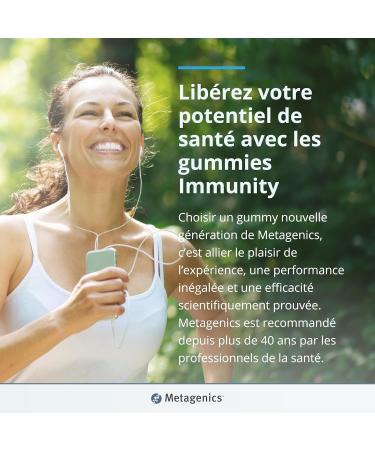Metagenics Immunity - Immune Support Gummies - Vitamins D C Zinc Selenium - Fast Acting - Food Supplement - Mandarin Flavor - 60 Gummies - 1 Month - Buy Online on GoSupps.com