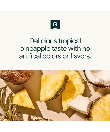 Gainful Daily Performance Greens Powder Gut Health Energy Focus and Immune Support with L Theanine Organic Greens Chlorella Ginger Green + Adaptogen Drink Mix (10 Pack Tropical Pineapple) - Buy Online on GoSupps.com