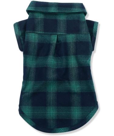 Koneseve Green Plaid Dog Shirt - Stylish Pet Clothes for Small Dogs - Medium Size - Buy Online on GoSupps.com