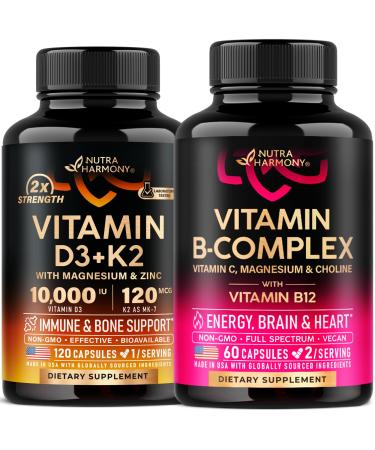 NUTRAHARMONY Vitamin B Complex & D3 K2 Capsules