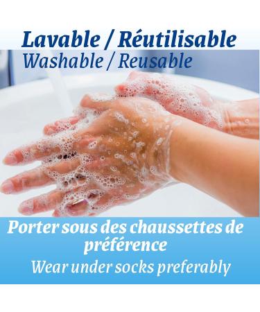 Buy Silicone Heel Protection - Anti-Bubble Socks & Moisturizing Sleeves for Heel Pain Relief | Unisex SeBS Gel Quality - Buy Online on GoSupps.com