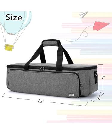 LUXJA Carrying Bag for Cricut Explore Air & Maker - Gray | Patent Design | Organize Die-Cutting Machine & Supplies - Buy Online on GoSupps.com