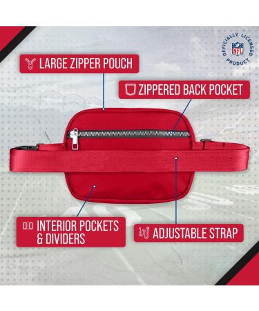 FOCO NFL Gameday Crossbody Belt Bag - Kansas City Chiefs - Stylish Adjustable & Stadium Approved - Officially Licensed - Buy Online on GoSupps.com