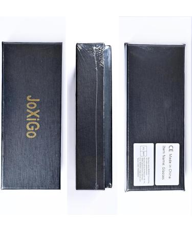 JoXiGo Rimless Reading Glasses for Men & Women - Ultralight Silver Frame + Gold Case - Ideal for 70-74 Years - Buy Online on GoSupps.com