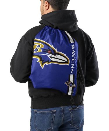 Baltimore Ravens NFL Big Logo Drawstring Backpack - Buy Online on GoSupps.com