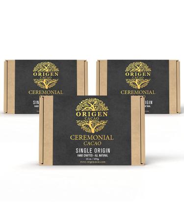 Origen 100% Pure Ceremonial Cacao | 16 Oz Granulated Ceremonial Grade | Sugar Free Superfood from Arhuaco Tribe - Buy Online on GoSupps.com