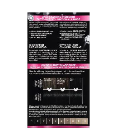 Schwarzkopf Color Ultime Raven Black Hair Color Cream - Buy Online on GoSupps.com