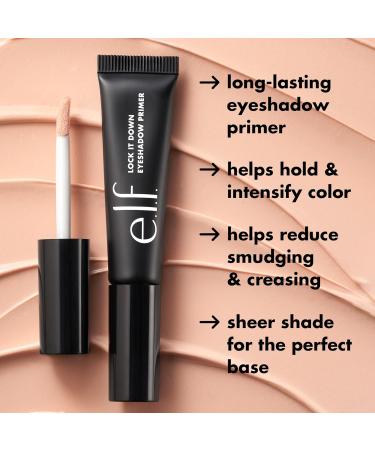 e.l.f. Lock It Down Eyeshadow Primer | Long-Lasting Creamy Formula | Intensifies Color | Vegan & Cruelty-Free - Shop Internationally - Buy Online on GoSupps.com