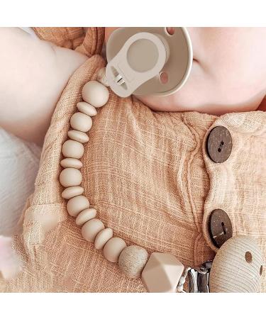 ZXC Home 10 PCs Transparent Silicone Button Ring - Durable Baby Pacifier Holder Clip Adapter for Pacifier Chains - International Shipping Available - Buy Online on GoSupps.com