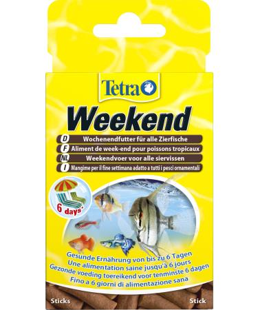 Tetramin Weekend Weekend Futter - Compact Futter Sticks for the supply of all decorative fish on the weekend or for up to 6 days 20 pieces 18 g (1 Pack) - Buy Online on GoSupps.com
