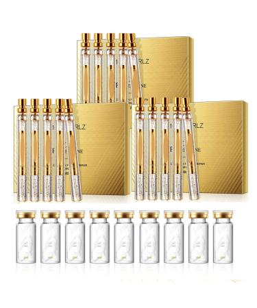 Instalift Protein Thread Lifting Set  Soluble Protein Thread and Nano Gold Essence Combination  Protein Threads Absorbable Collagen Thread for Face Lift  Smoothes Fine Lines (3 sets+9 Protein Thread)