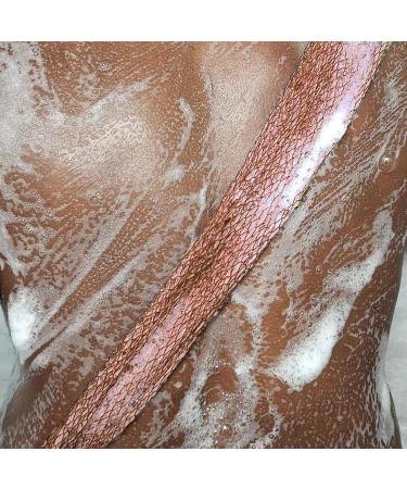 African Scrubbing Net Long Net Bathing Sponge Lightweight Nylon Body Scrubber Back Scrub Tools Skin Smoother for Daily Use Coffee - Buy Online on GoSupps.com