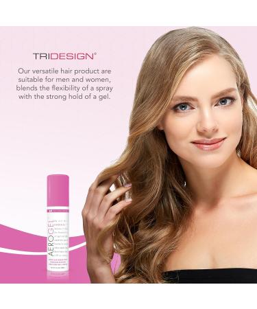 TRI Design Aerogel Hairspray - Extra Hold Free & Clear Hairspray for Men and Women Volume Fixer & Non-Sticky Essentials Flexible Hold Bottle Scented - (3oz Pack of 1) 3 Ounce (Pack of 1) - Buy Online on GoSupps.com