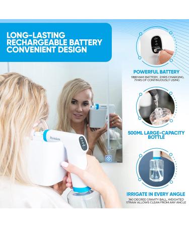 Byindorn Ear Wax Removal Kit - Electric Ear Cleaner with LED Lights, 4 Modes, 6 Tips & Wash Basin - Buy Online on GoSupps.com