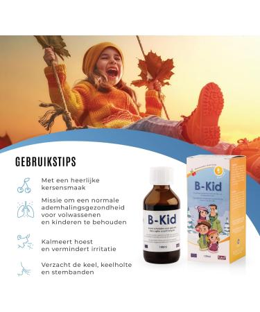 Bronchokid FYTO | Natural Respiratory Support for Children and Adults | Dry and Oily Cough | Thyme Extract Plantain and Honey | Gourmet Cherry Taste | No Artificial Additives | Syrup 100 ml - Buy Online on GoSupps.com