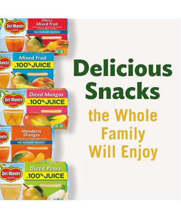 Del Monte Mandarin Oranges No Sugar Added 4oz (12 Pack) - Premium Quality, Healthy Snack Option - Buy Online on GoSupps.com