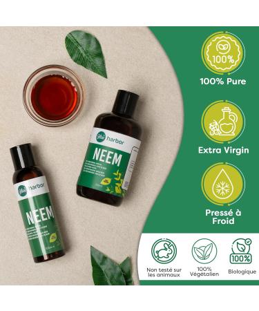 Neem Oil | Neem Oil for Plants | Pure Organic Cold Pressed 100% Virgin Neem Oil | Neem Oil for Skin Hair Nails (100) - Buy Online on GoSupps.com