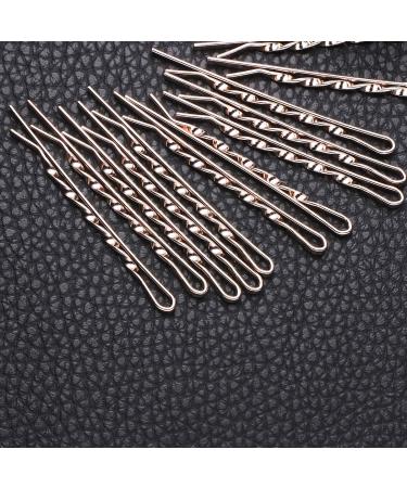 Lurrose 72pcs Rose Gold Alloy Wave Hairpins | Minimalist Bobby Pins for Women - International Shipping - Buy Online on GoSupps.com