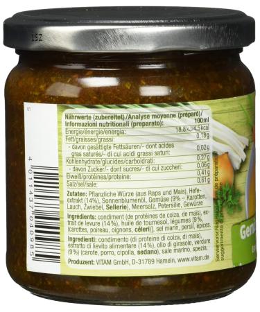 VITAM Vegetable Yeast Broth 500g - Healthy Seasoning for Soups & Stews | International Shipping - Buy Online on GoSupps.com