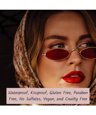 Mynena Hot Red Matte Liquid Lipstick - Long Lasting & Waterproof | Lola - Buy Online on GoSupps.com