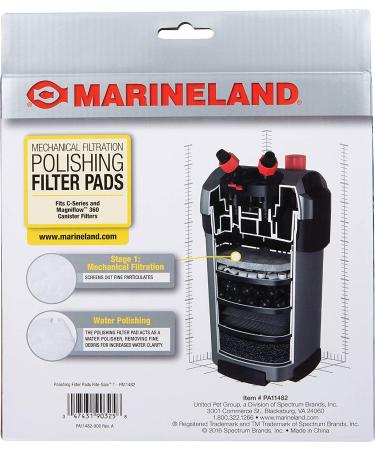 MarineLand Polishing Filter Pads for Canister Filters - C-Series/Magniflow 360 - Buy Online on GoSupps.com