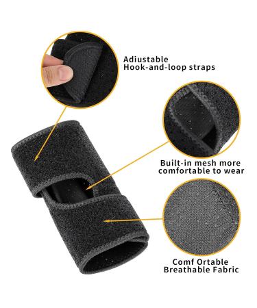 Lightweight Adjustable Elbow Brace for Women - Tennis Elbow Support Compression Sleeve for Tendonitis Arthritis & Golfer's Elbow - Breathable & Comfortable (Black - Buy Online on GoSupps.com