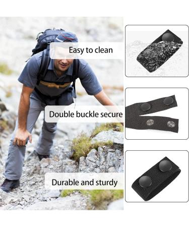 Buy Tigmew 6-Piece Nylon Duty Belt Loop Holder | Double Push Button for 2 & 2.25 Inch Tactical Belts - Ideal for Police & Military Accessories - Buy Online on GoSupps.com