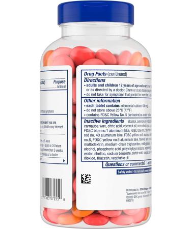 TUMS Chewable Bites Ultra Strength Antacid Tablets - Mixed Fruit Flavor (200 Count) - Buy Online on GoSupps.com