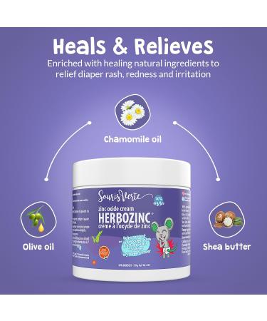 Buy 834 Baby Zinc Oxide Diaper Cream Herbozinc 120g - Soothing & Protecting for Delicate Skin | International Shipping Available - Buy Online on GoSupps.com