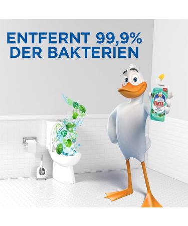 Toilet Duck Totally Active Gel - Mint Melody Liquid Toilet Cleaner 750ml | Fresh Mint Fragrance | Effective International Shipping - Buy Online on GoSupps.com